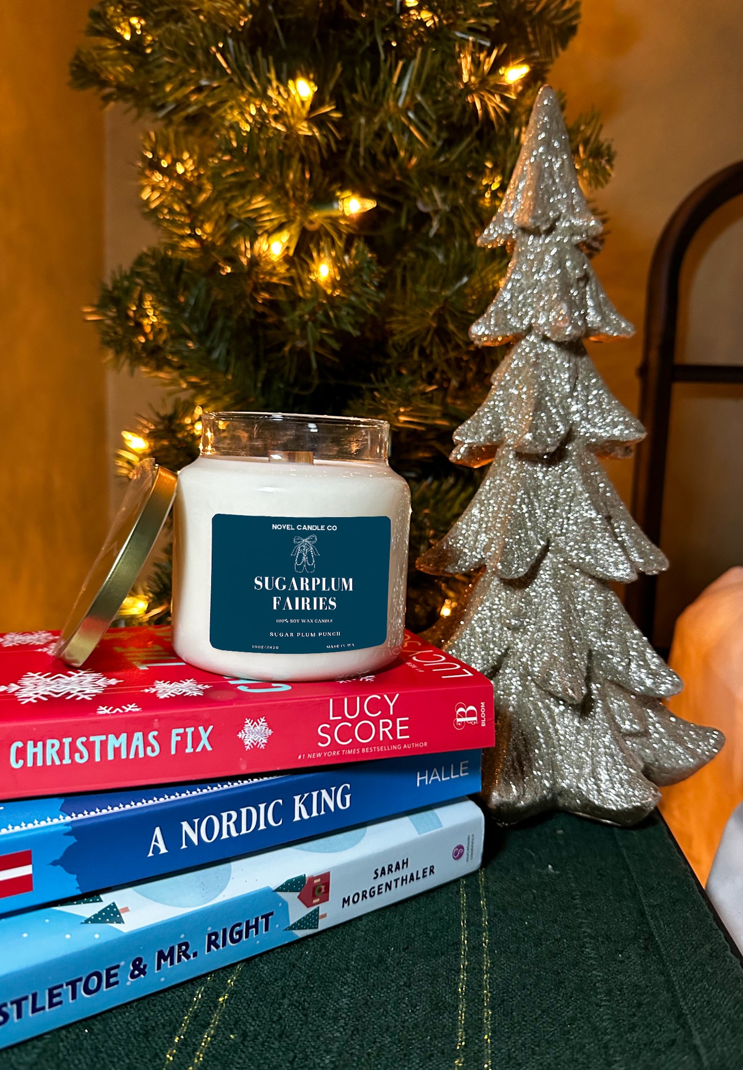 Booked for the Holidays Apothecary Candle (15oz)