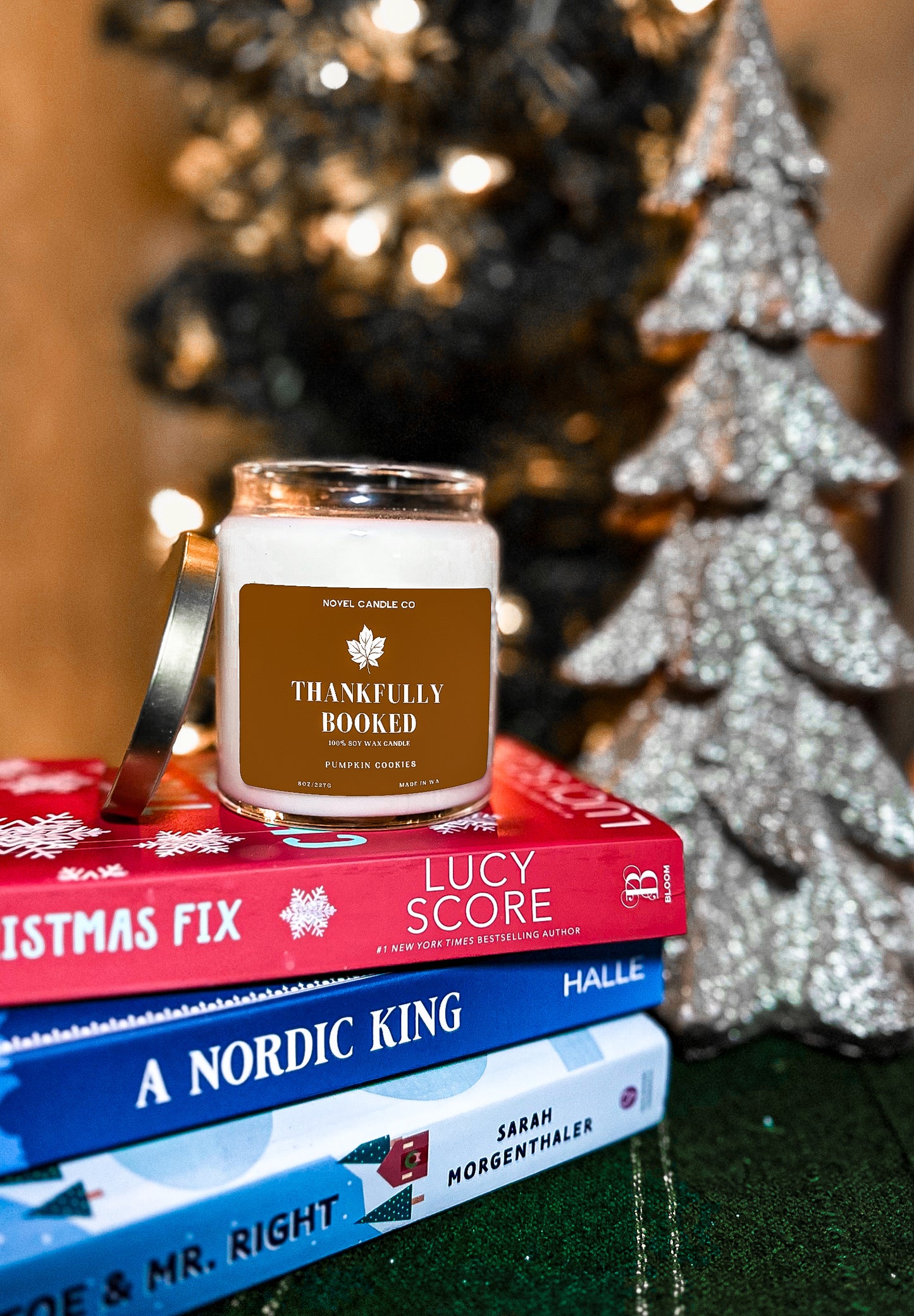 Booked for the Holidays Candle (9oz)
