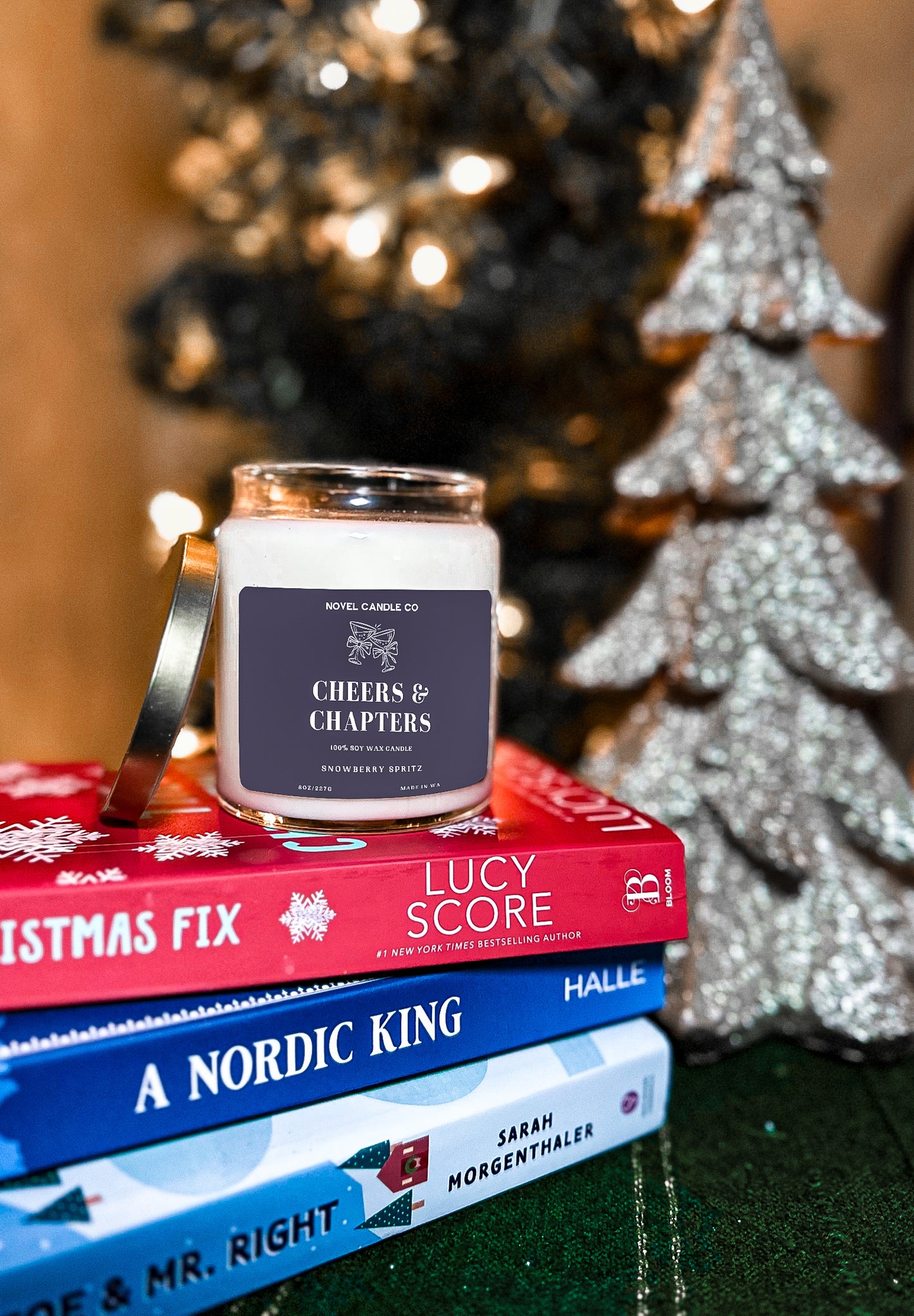 Booked for the Holidays Candle (9oz)