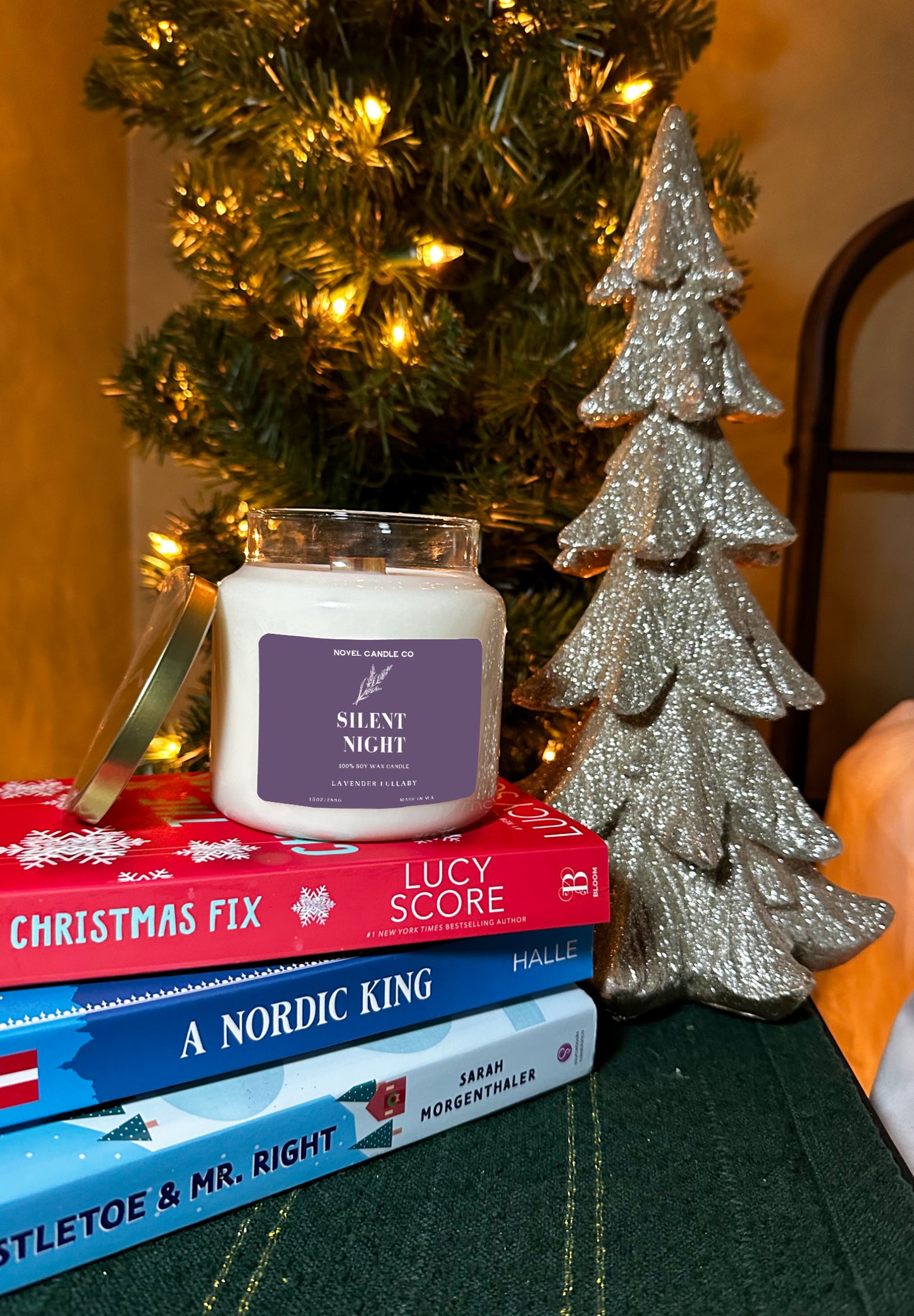 Booked for the Holidays Apothecary Candle (15oz)