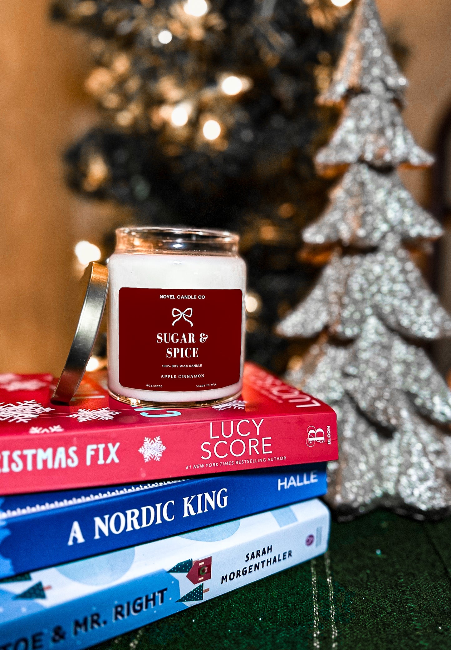 Booked for the Holidays Candle (9oz)