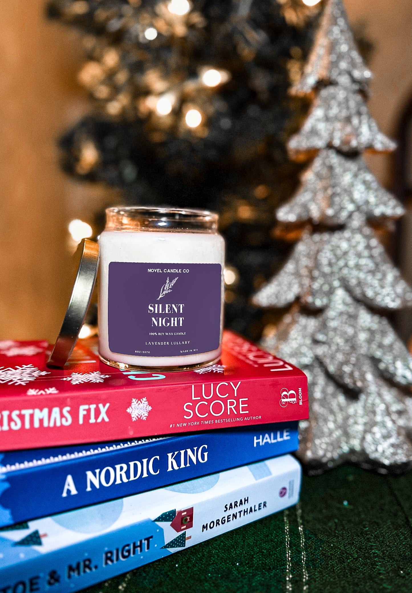 Booked for the Holidays Candle (9oz)