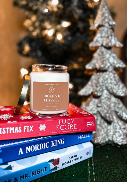 Booked for the Holidays Candle (9oz)
