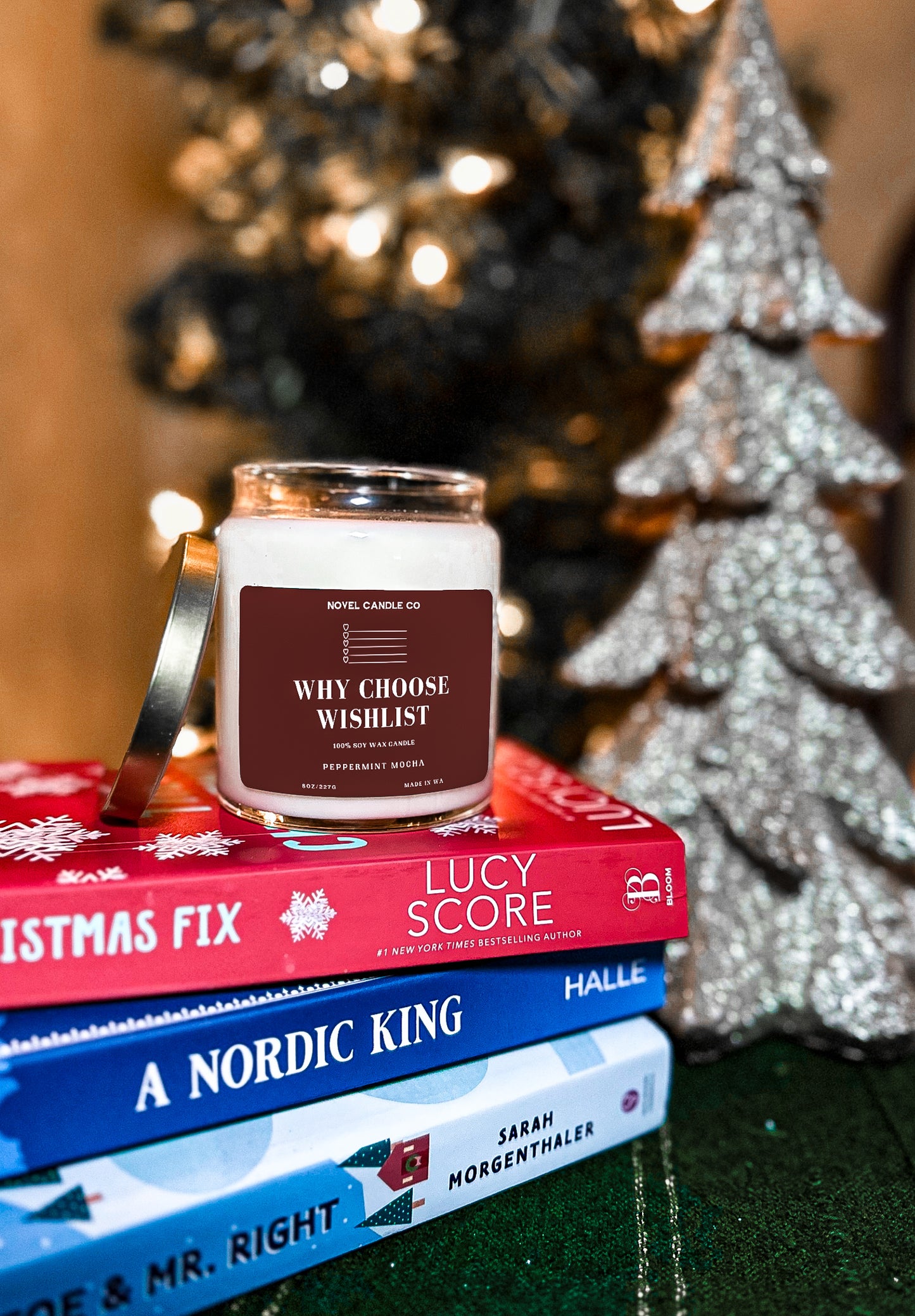 Booked for the Holidays Candle (9oz)