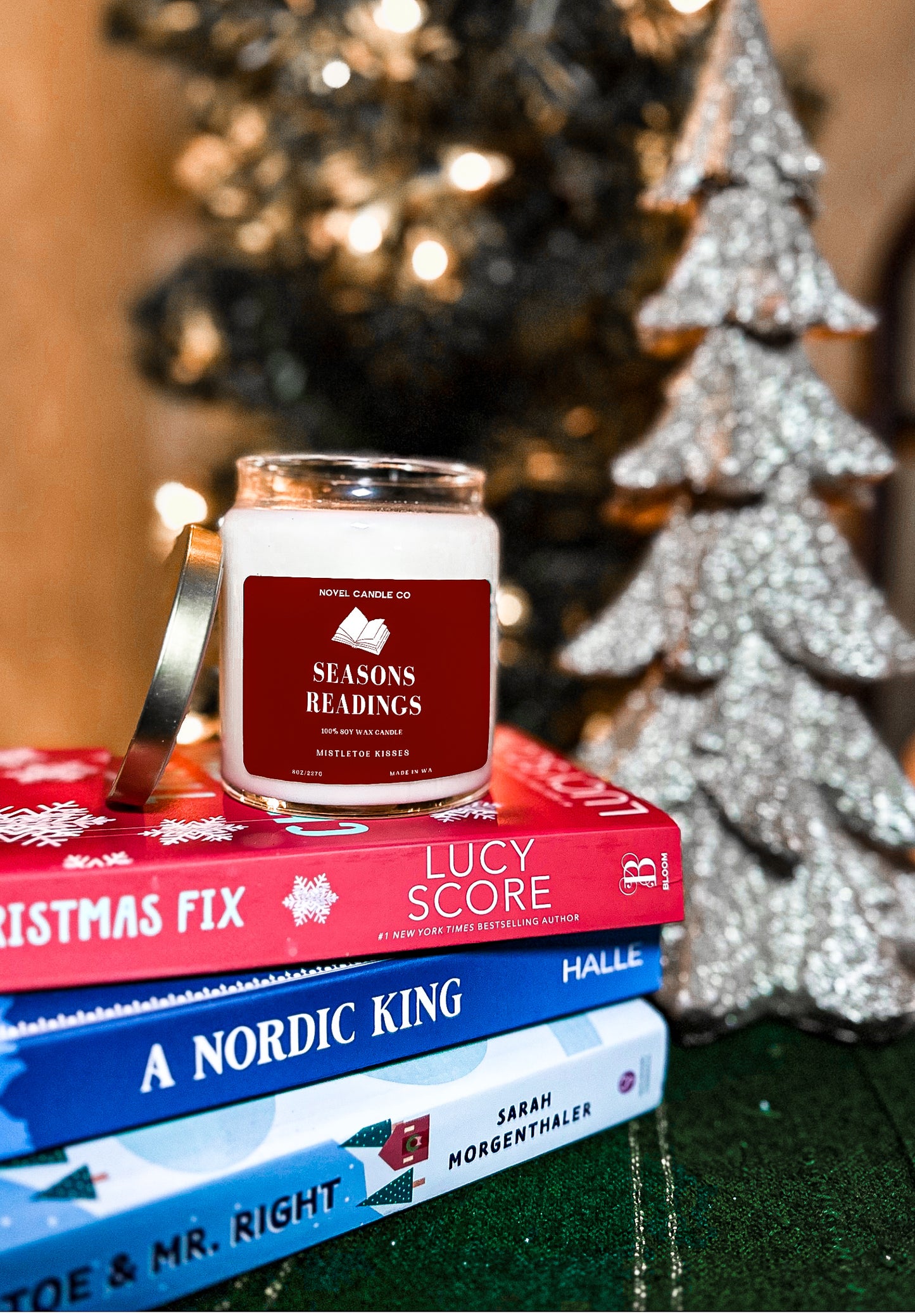 Booked for the Holidays Candle (9oz)