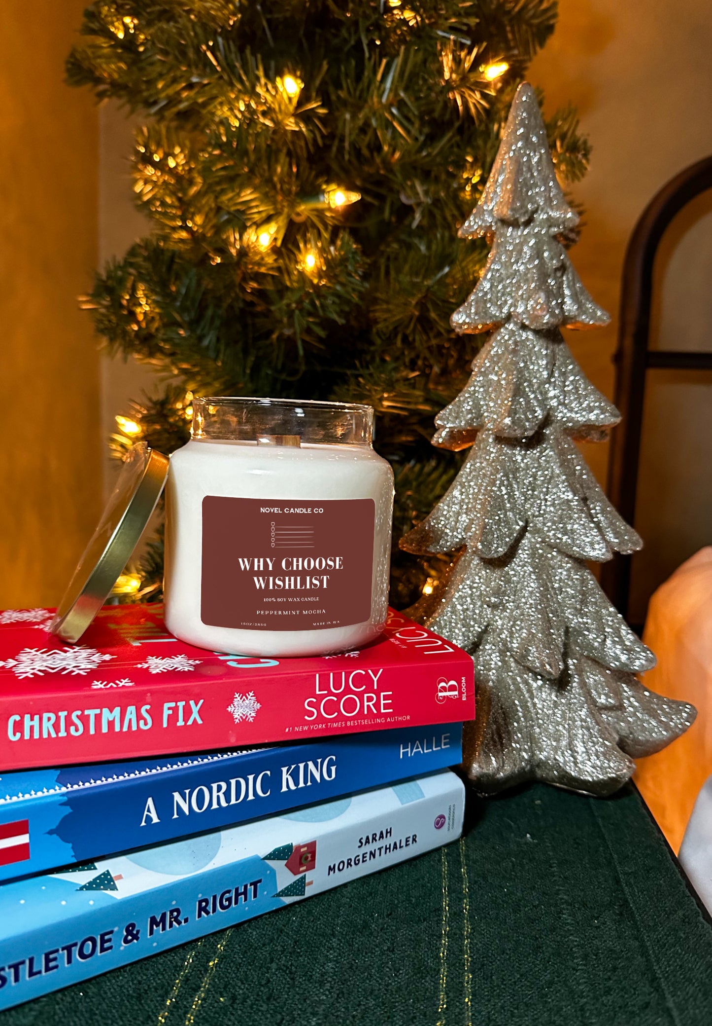 Booked for the Holidays Apothecary Candle (15oz)