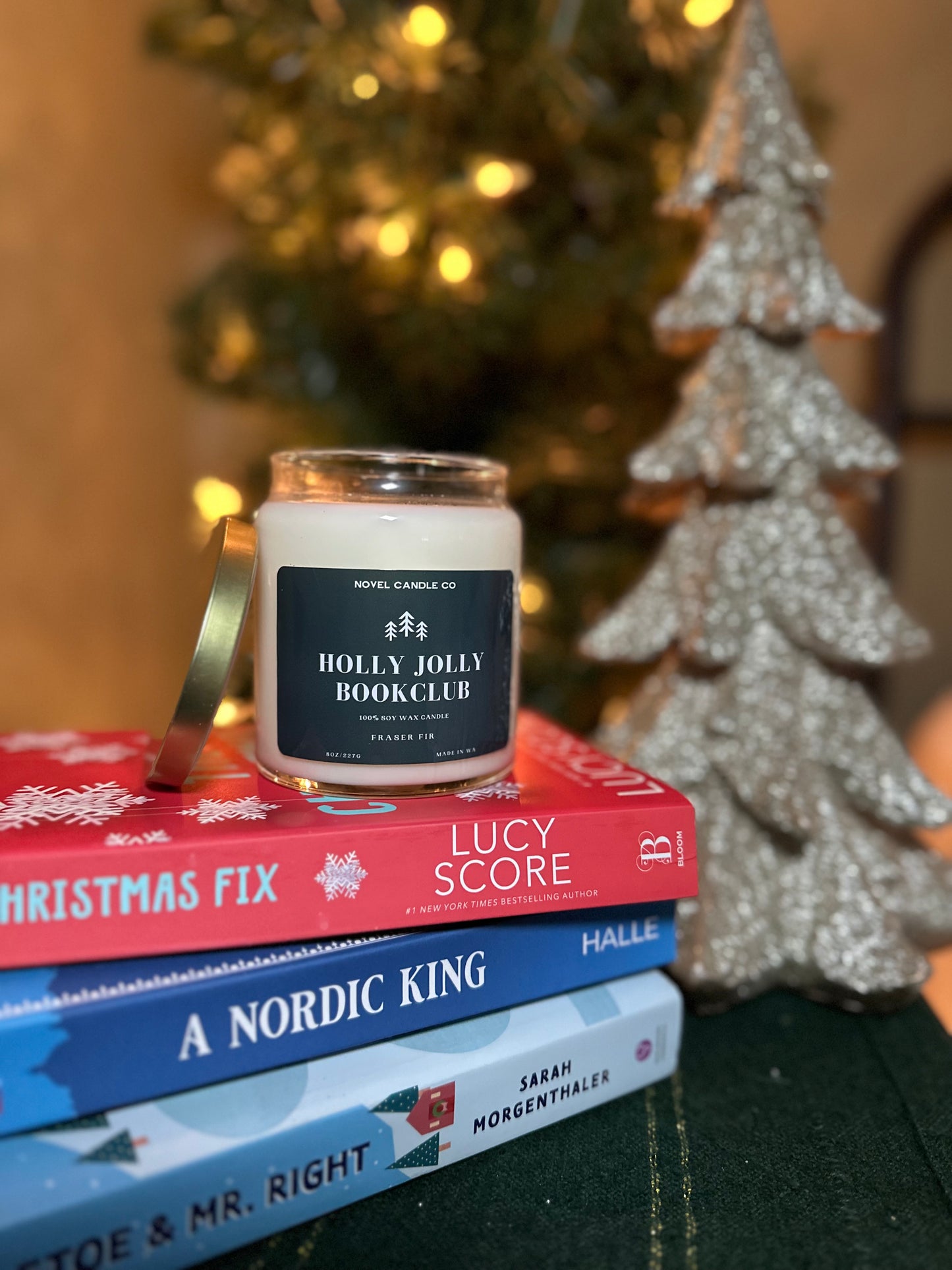 Booked for the Holidays Candle (9oz)