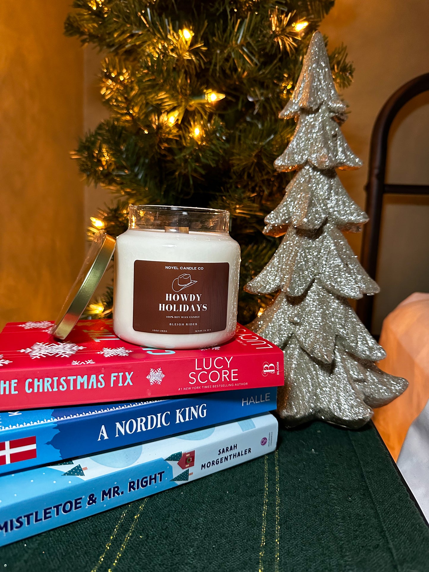 Booked for the Holidays Apothecary Candle (15oz)