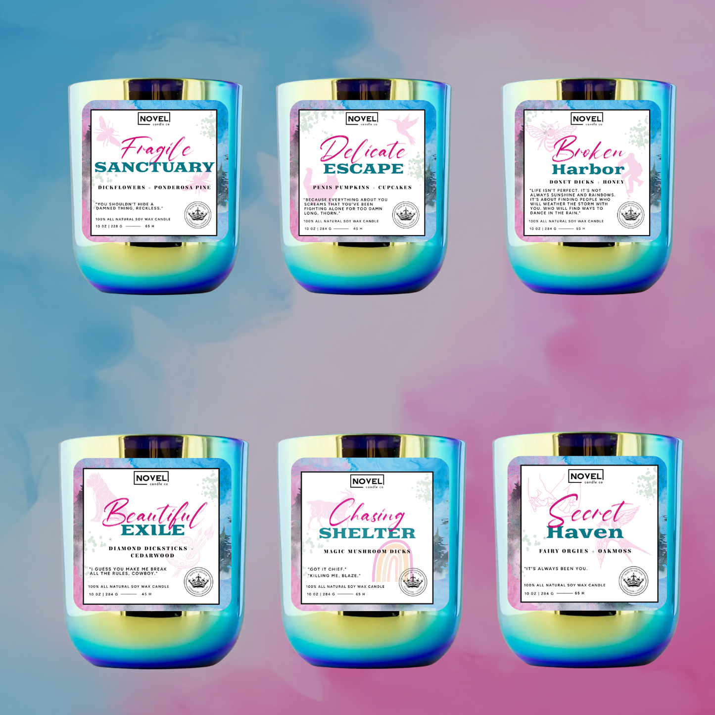 Sparrow Falls Collection (6 Candles)- PREORDER